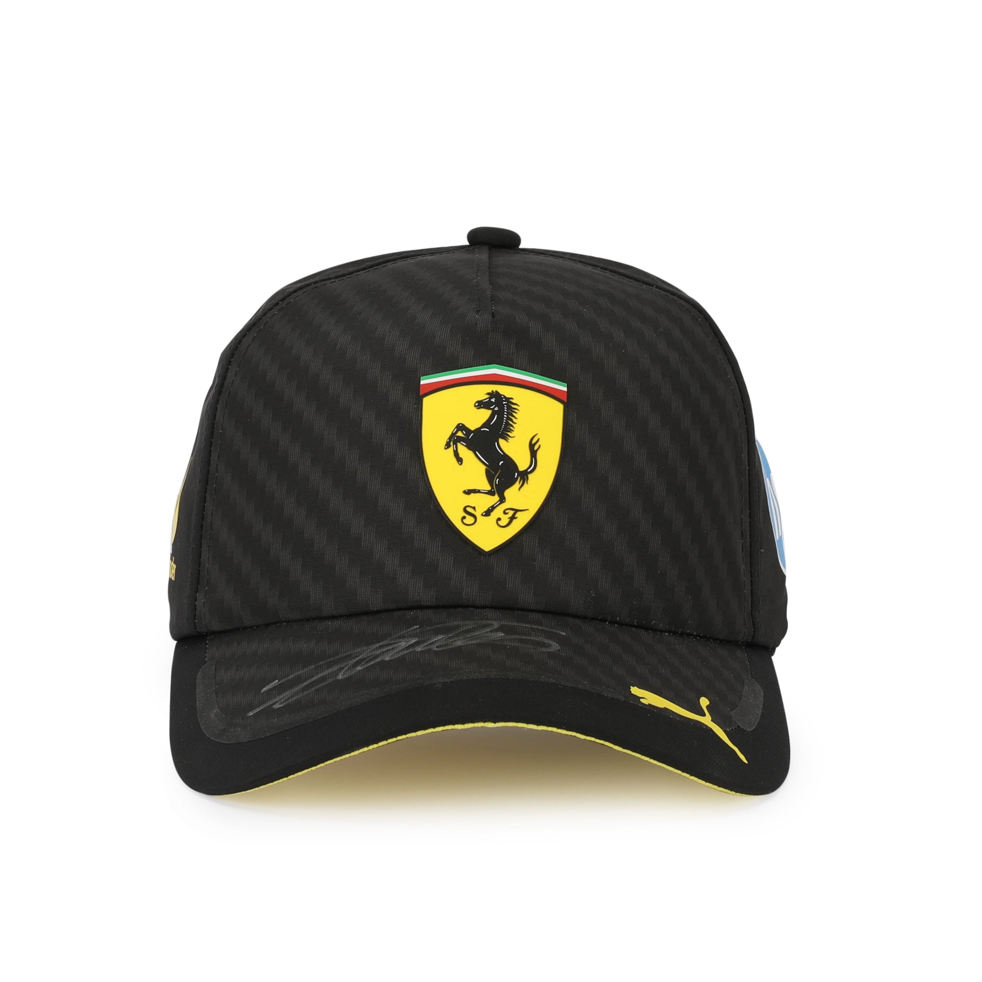 Charles Leclerc Ferrari Signed Cap – Black and Yellow Edition