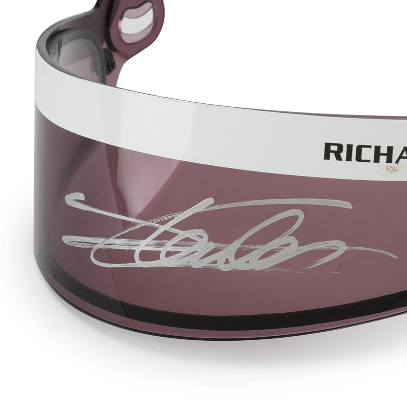 LOT 092 - Charles Leclerc Signed Ferrari Visor