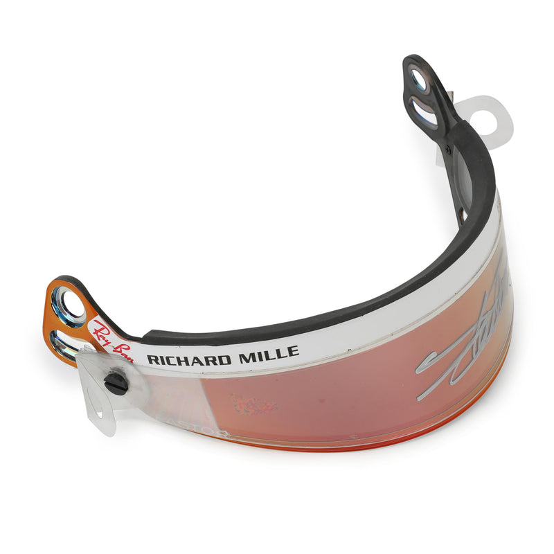 LOT 086 - Charles Leclerc Signed Helmet Visor