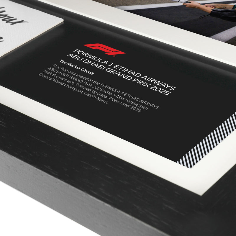 Own the Chequered Flag -  2025 Abu Dhabi Grand Prix