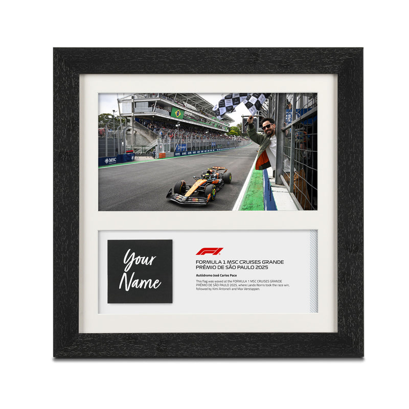 Own the Chequered Flag -  2025 Sao Paulo Grand Prix