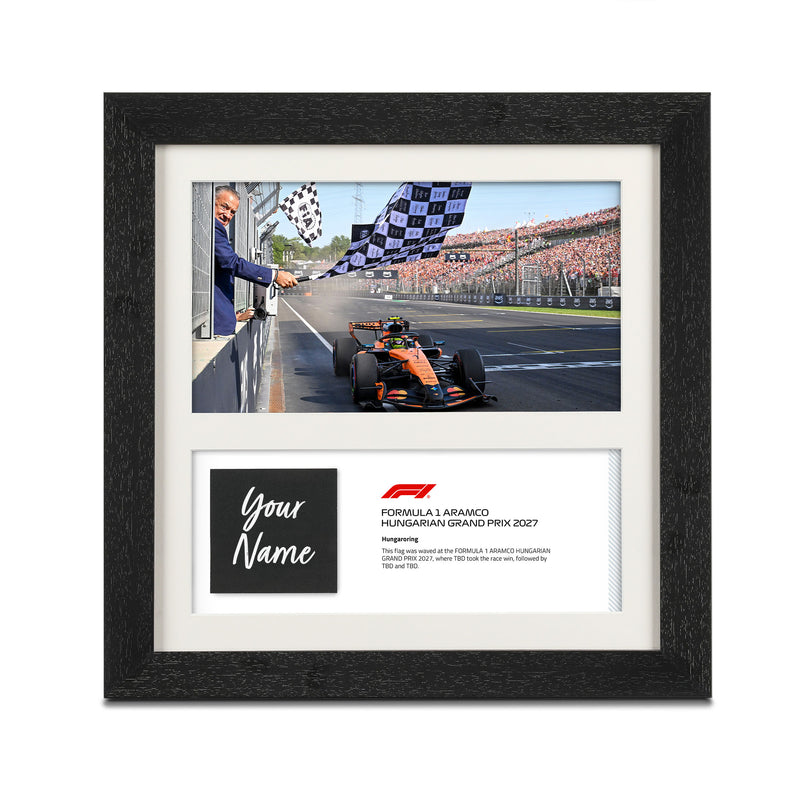 Hungarian GP 2027 - Personalised F1® Flag
