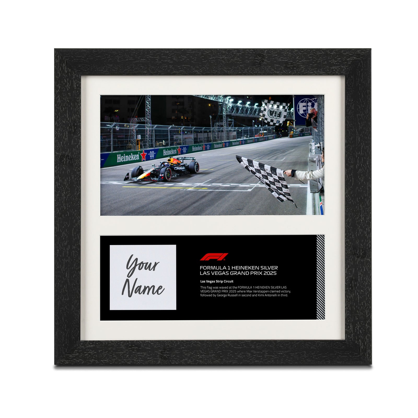 Own the Chequered Flag -  2025 Las Vegas Grand Prix