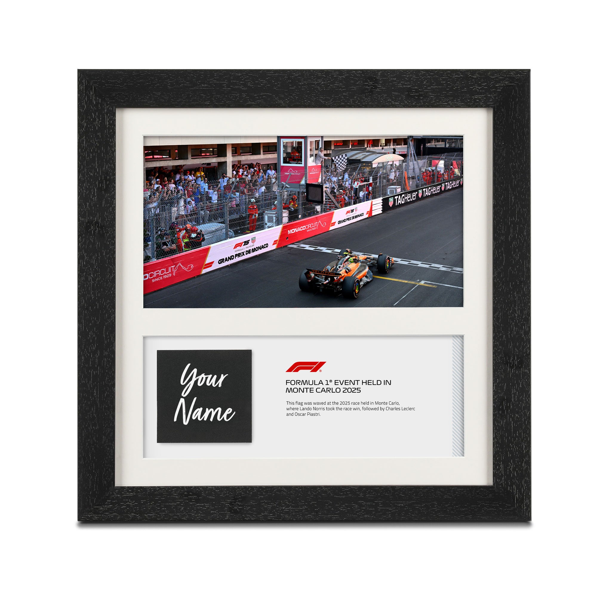 Own the Chequered Flag -  2025 Monte-Carlo Grand Prix
