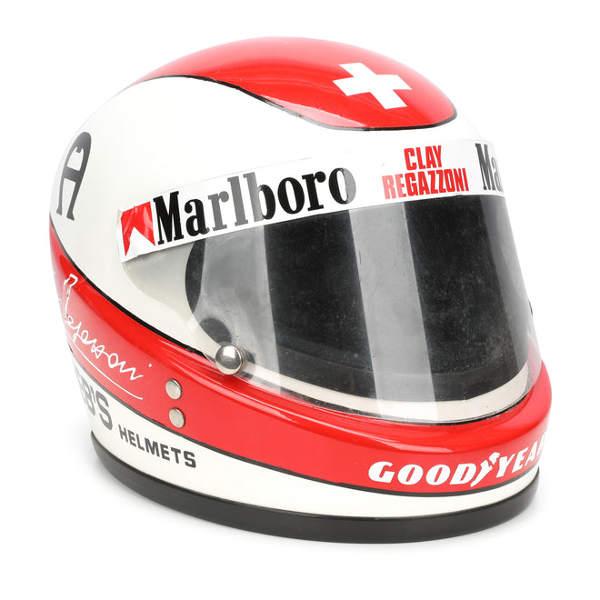 LOT 757 - Clay Regazzoni 1978 Shadow Replica Helmet