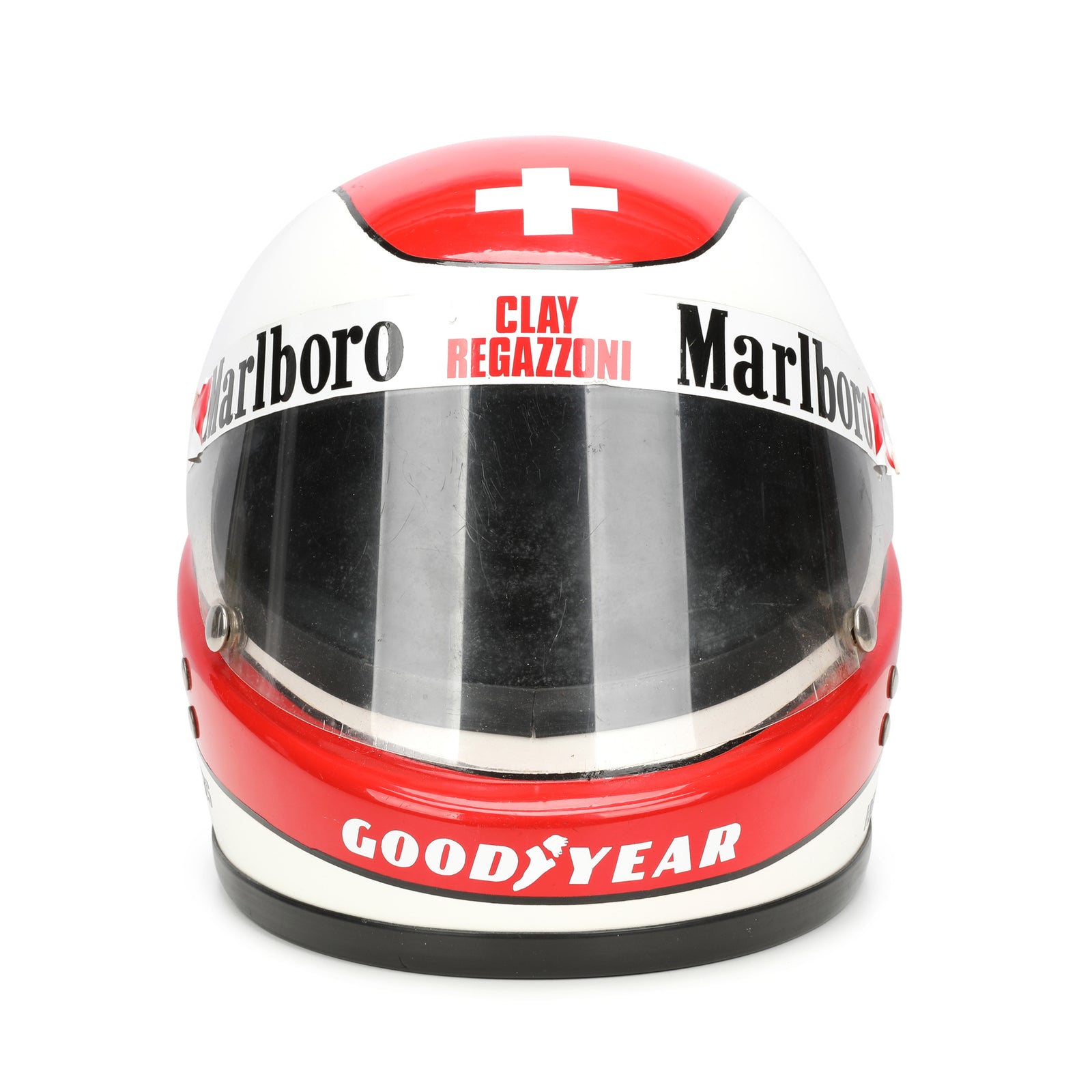 LOT 757 - Clay Regazzoni 1978 Shadow Replica Helmet
