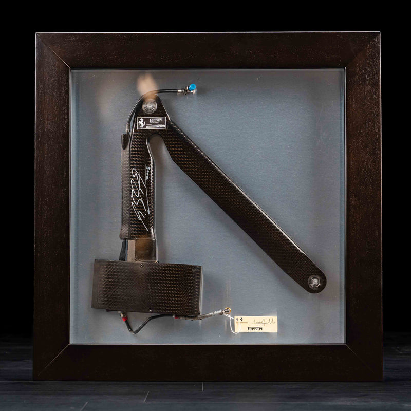 Michael Schumacher 2005 Signed Ferrari Framed Wishbone