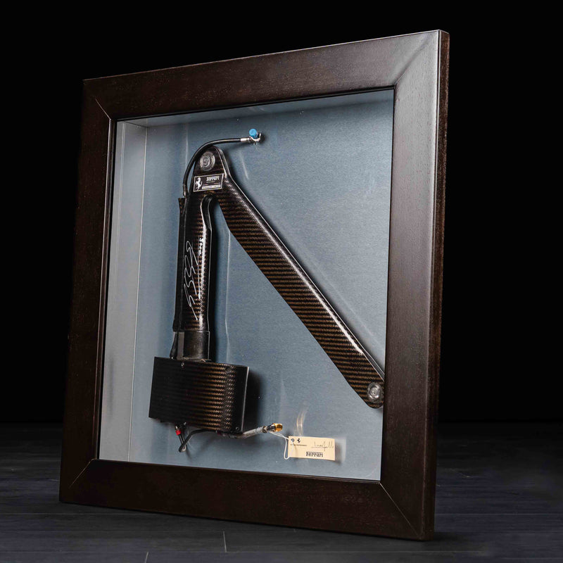 Michael Schumacher 2005 Signed Ferrari Framed Wishbone