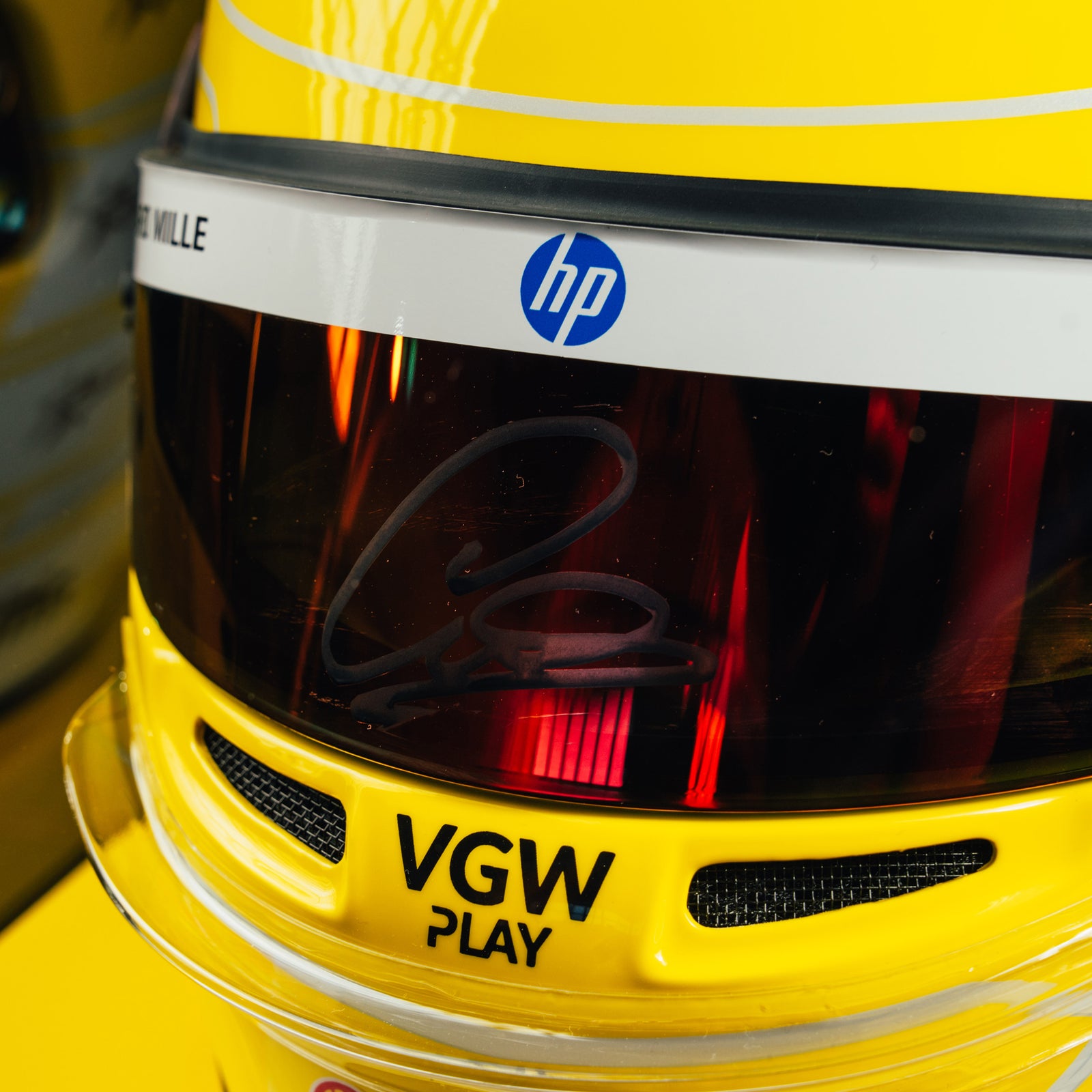 Lewis Hamilton 2025 Ferrari 1:1 Bell Replica Signed Helmet – Italy GP