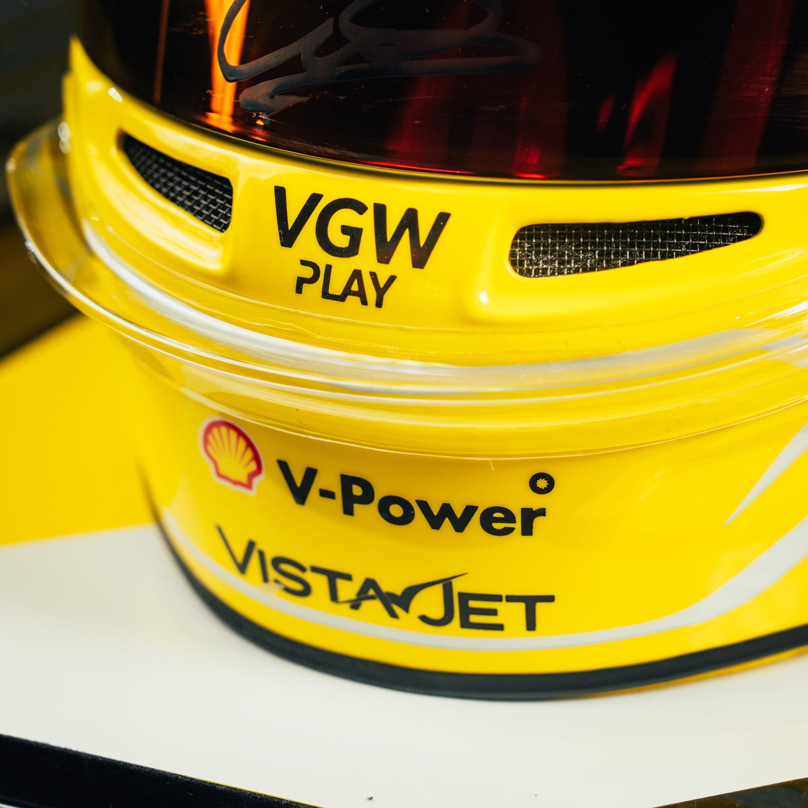 Lewis Hamilton 2025 Ferrari 1:1 Bell Replica Signed Helmet – Italy GP