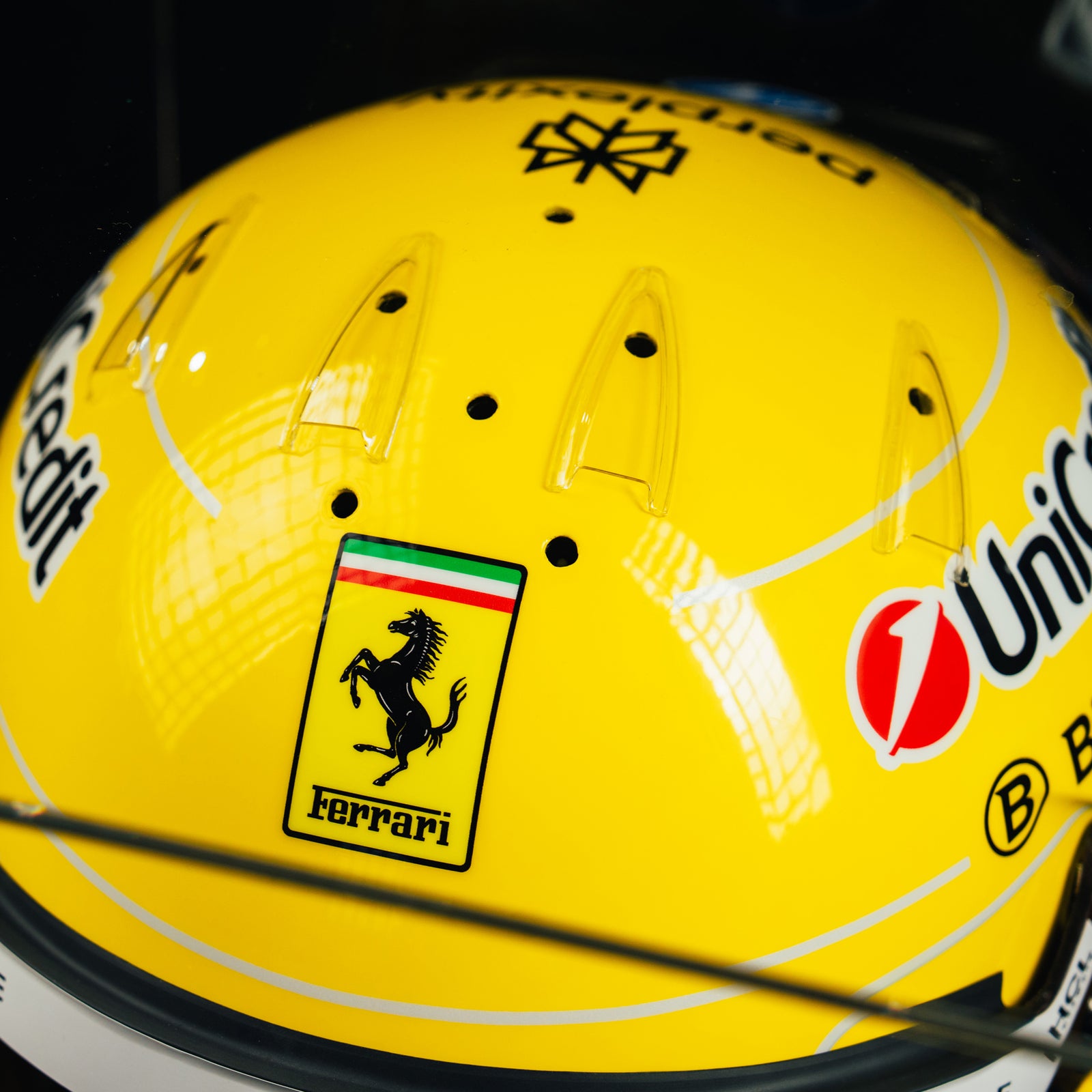 Lewis Hamilton 2025 Ferrari 1:1 Bell Replica Signed Helmet – Italy GP