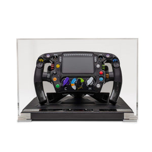 McLaren MCL38 1:1 scale steering wheel replica from the 2024 Formula 1 season, premium collector display and motorsport memorabilia