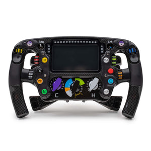 McLaren 2024 MCL38 1:1 scale steering wheel replica, Formula 1-inspired collector display and premium motorsport memorabilia
