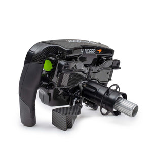 McLaren 2024 MCL38 replica steering wheel in 1:1 scale, premium Formula 1-inspired display model and motorsport memorabilia