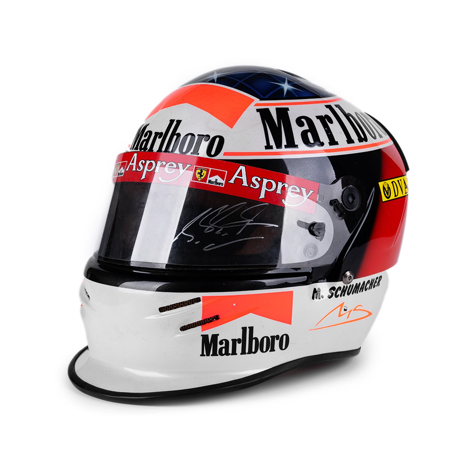 LOT 507 - Michael Schumacher 1998 Barcelona Grand Prix Used Ferrari Helmet