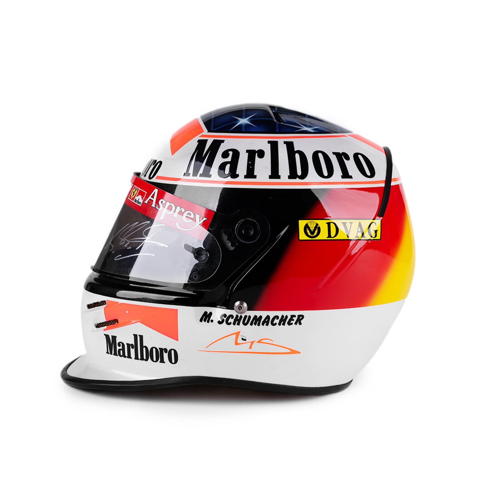 LOT 507 - Michael Schumacher 1998 Barcelona Grand Prix Used Ferrari Helmet