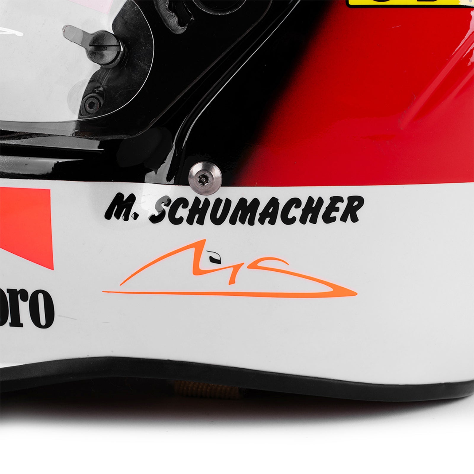 LOT 507 - Michael Schumacher 1998 Barcelona Grand Prix Used Ferrari Helmet