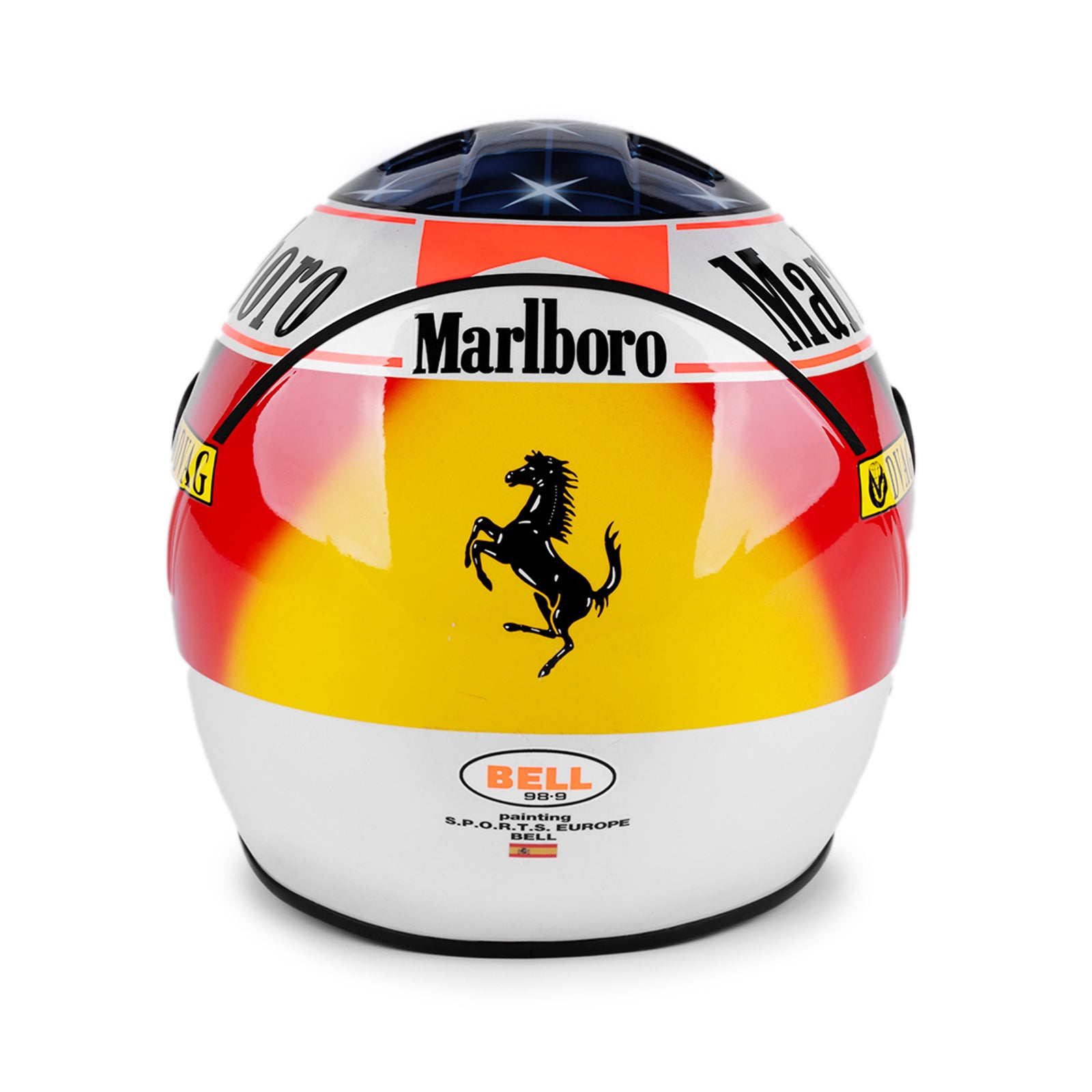 LOT 507 - Michael Schumacher 1998 Barcelona Grand Prix Used Ferrari Helmet
