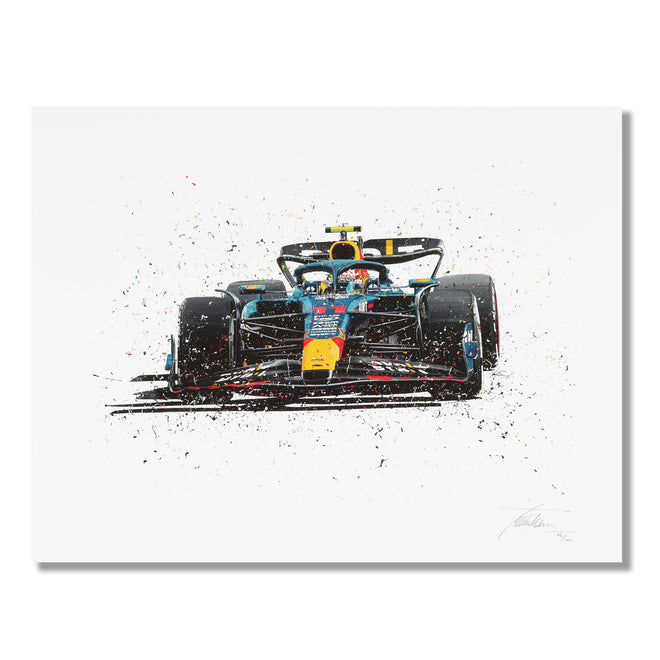 Sergio Pérez 2023 Print – David Johnson