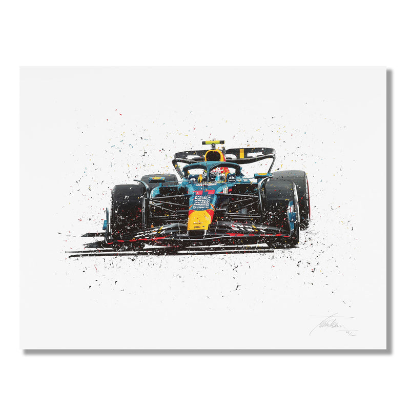 Sergio Pérez 2023 Print – David Johnson