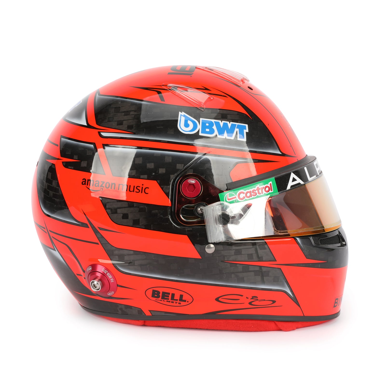 Esteban Ocon 2024 Signed Race Used Helmet - Mexico City GP