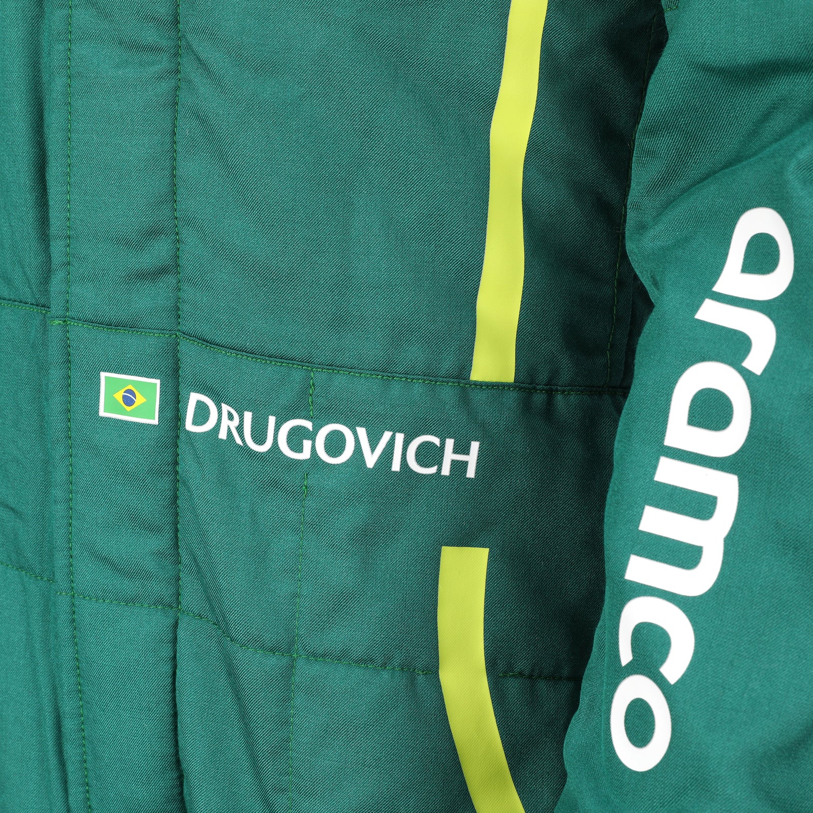 LOT 685 - Felipe Drugovich Unsigned 2025 Aston Martin Aramco Formula One Team Suit