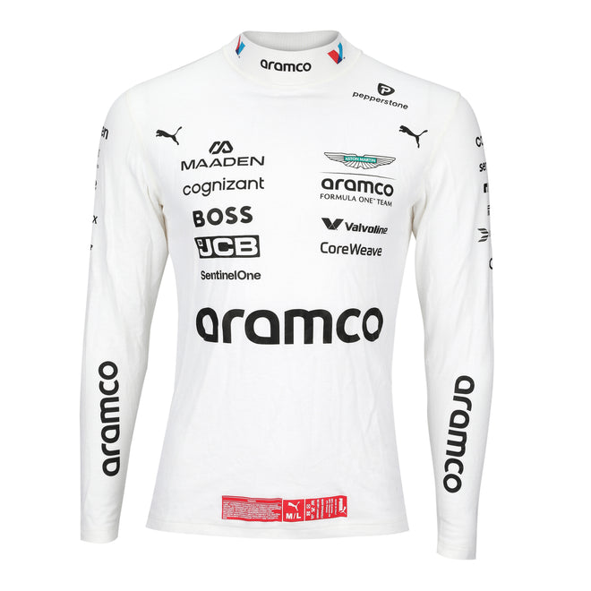 Auction LOT 085 - Felipe Drugovich 2025 Aston Martin Aramco F1® Team Grand Prix Used Nomex