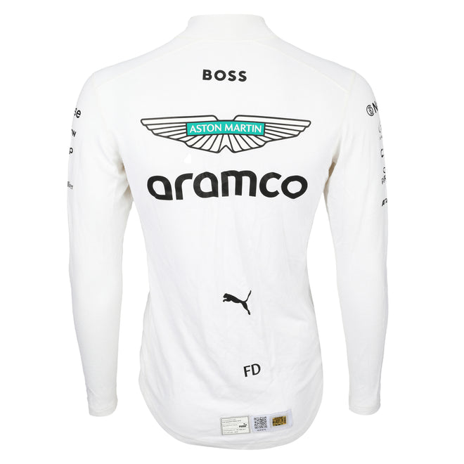 Auction LOT 038 - Felipe Drugovich 2025 Aston Martin Aramco F1® Team Grand Prix Used Nomex