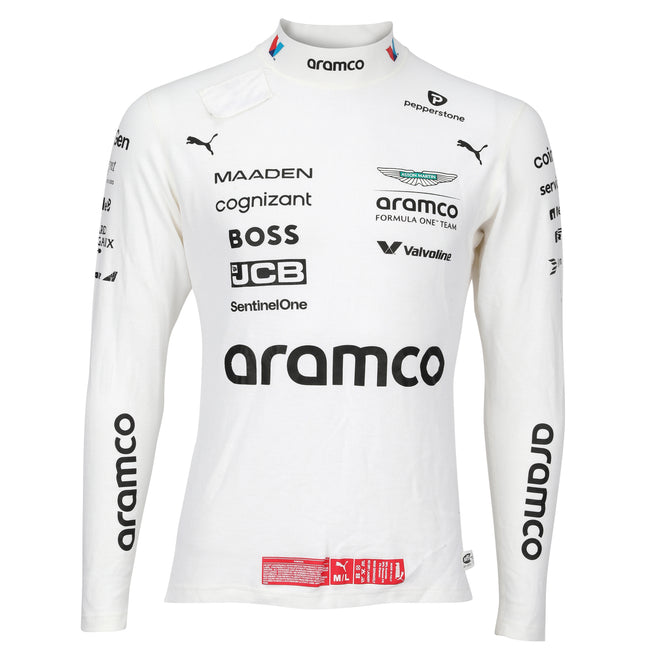 Auction LOT 086 - Felipe Drugovich 2025 Aston Martin Aramco F1® Team Grand Prix Used Nomex