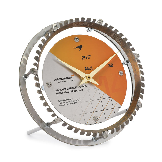 Fernando Alonso 2017 Race Used Brake Blockage Ring Clock - Japan GP