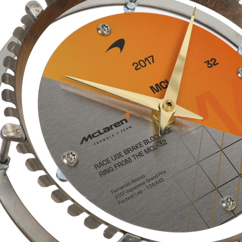 Fernando Alonso 2017 Race Used Brake Blockage Ring Clock - Japan GP