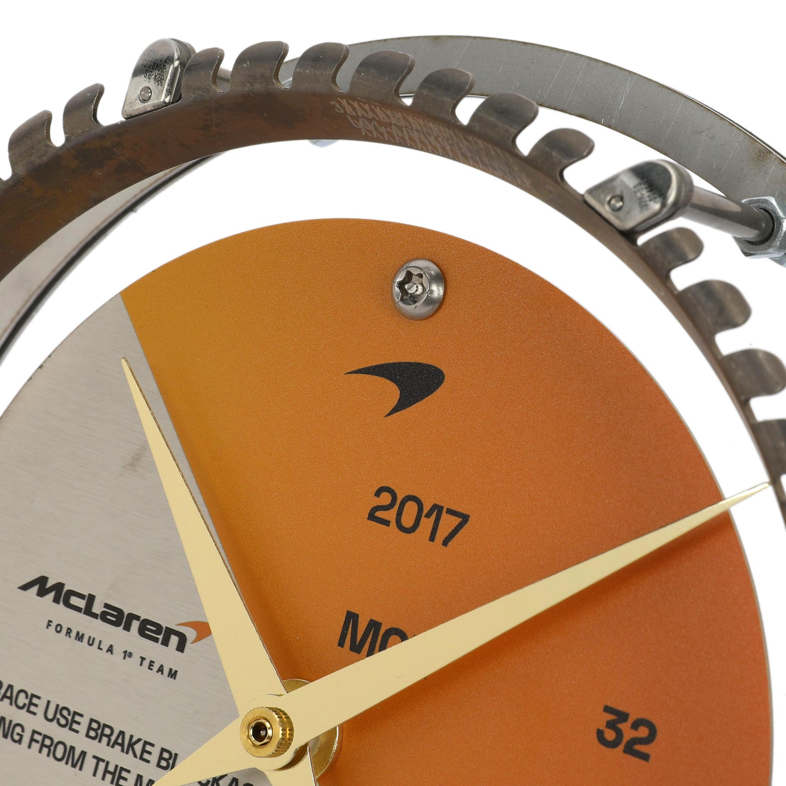 Fernando Alonso 2017 Race Used Brake Blockage Ring Clock - Japan GP