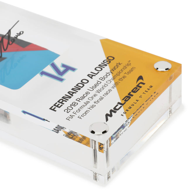 Fernando Alonso 2018 McLaren Bodywork in Acrylic