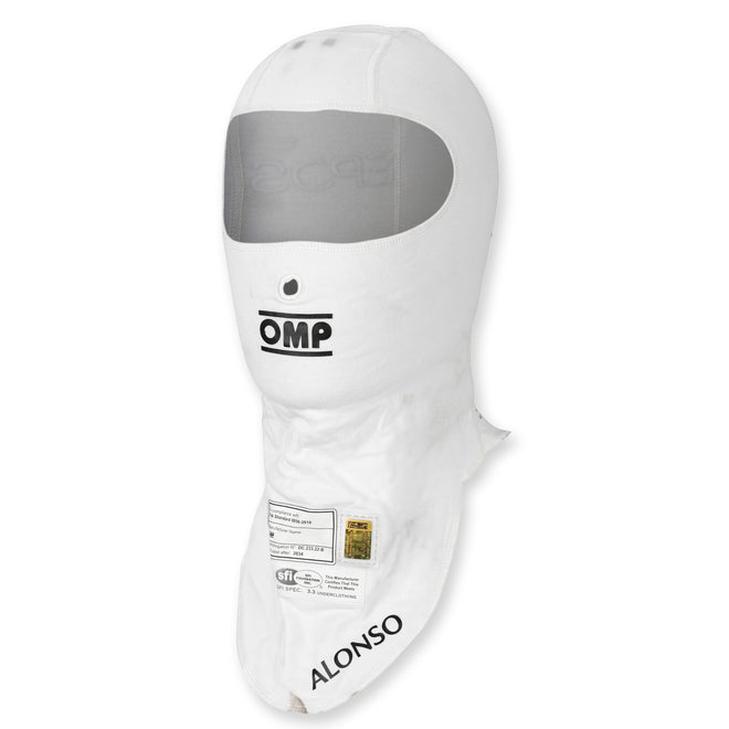 Season Launch LOT 172 - Fernando Alonso 2024 Aston Martin Aramco Formula One Team Balaclava – Grand Prix Used