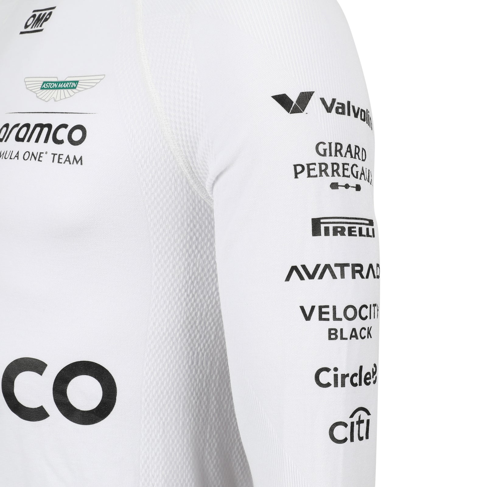 LOT 047 - Fernando Alonso Un-Signed 2024 Aston Martin Aramco Formula One Team Grand Prix Used Nomex - White