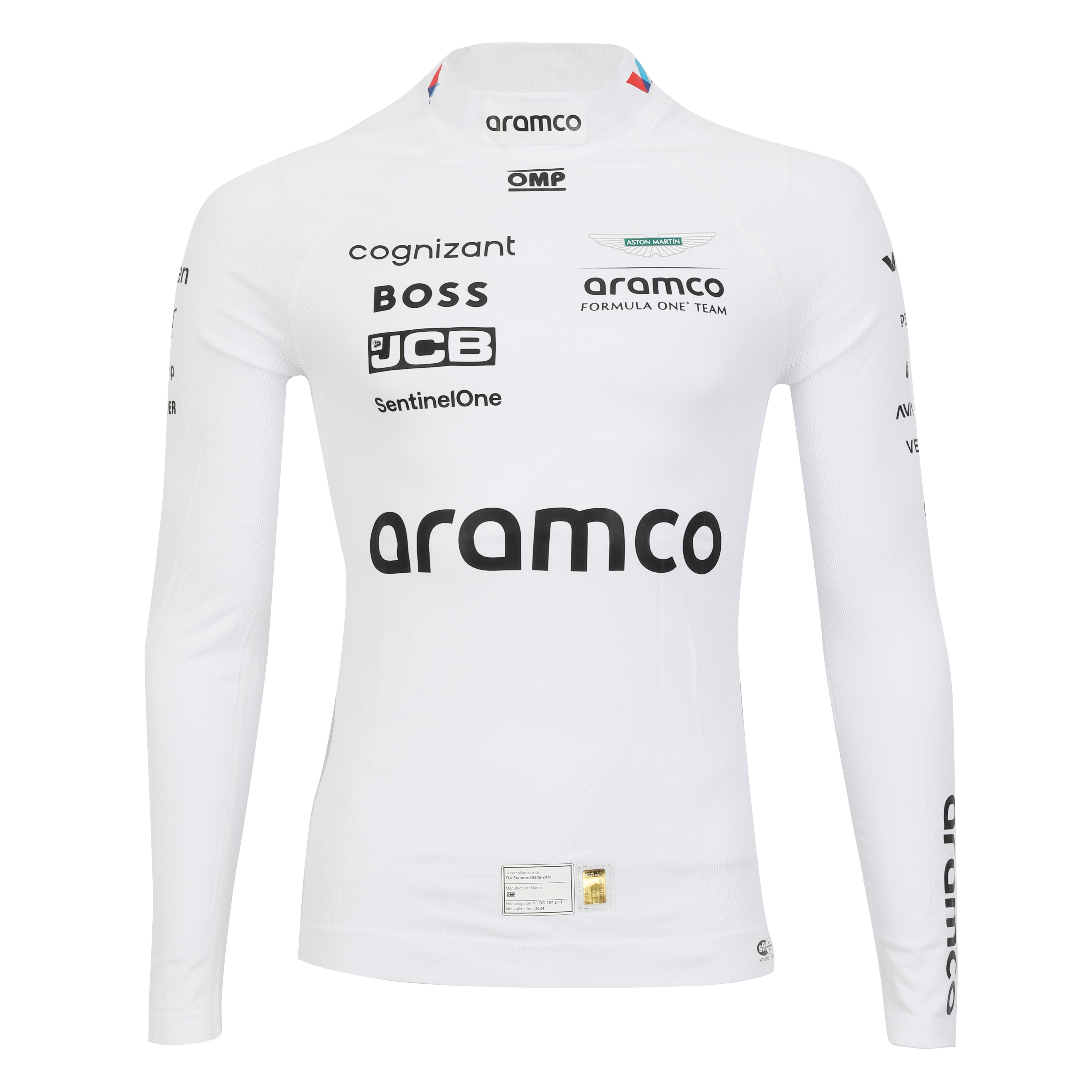 Fernando Alonso 2024 Aramco Aston Martin Team Race Spec Nomex Top