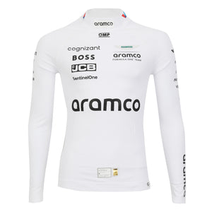 Fernando Alonso 2024 Aramco Aston Martin F1 Team race spec Nomex top authentic Formula 1 memorabilia