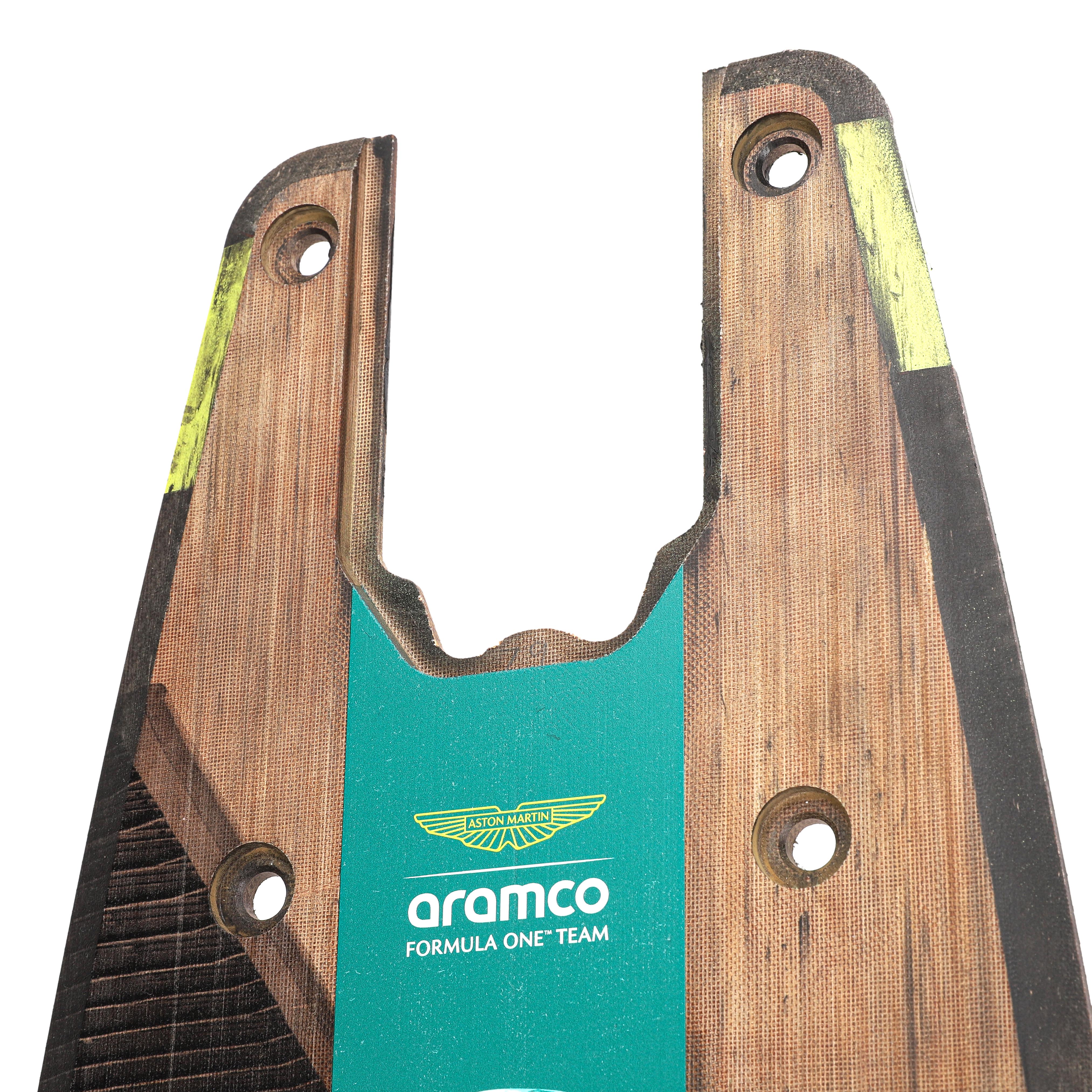Fernando Alonso 2024 Aston Martin Aramco F1® Team Skid Block Plank Wall Art