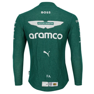 LOT 444 - Fernando Alonso 2025 Grand Prix Used Aston Martin Aramco Nomex