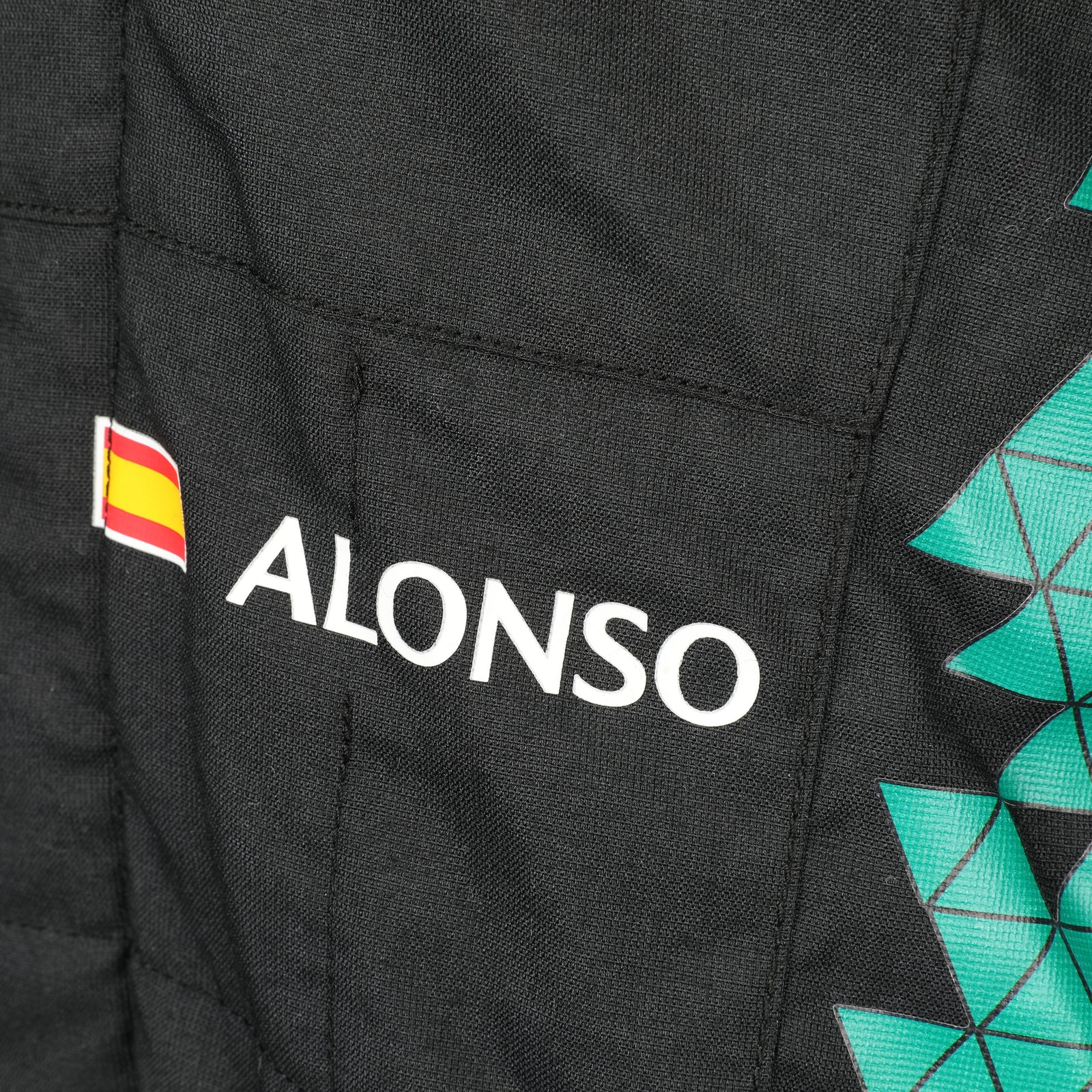 Fernando Alonso 2025 Aston Martin race-used suit from the Austin Grand Prix authentic Formula 1 collectible