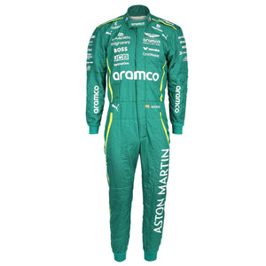 Aston Martin Aramco F1 Team race-used suit Fernando Alonso 2025 Austrian Grand Prix motorsport memorabilia