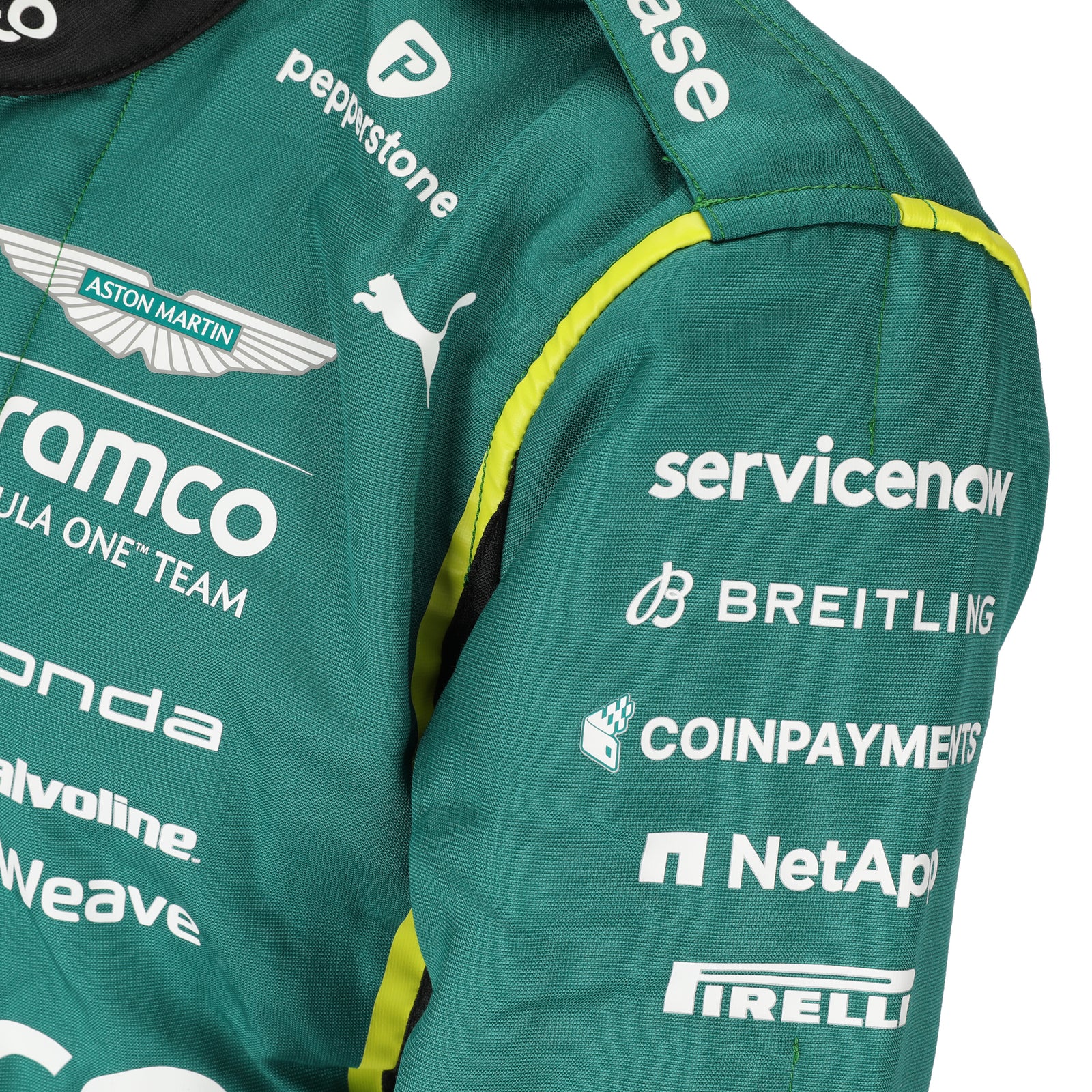 The Silverstone Auction LOT 013 - Fernando Alonso 2026 Aston Martin Aramco F1 Team Un-Signed Suit - Green
