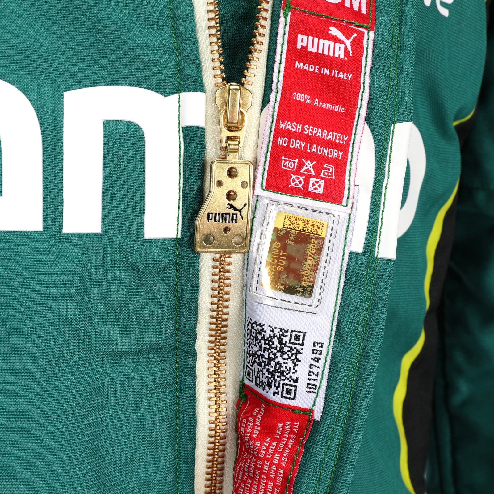 The Silverstone Auction LOT 013 - Fernando Alonso 2026 Aston Martin Aramco F1 Team Un-Signed Suit - Green