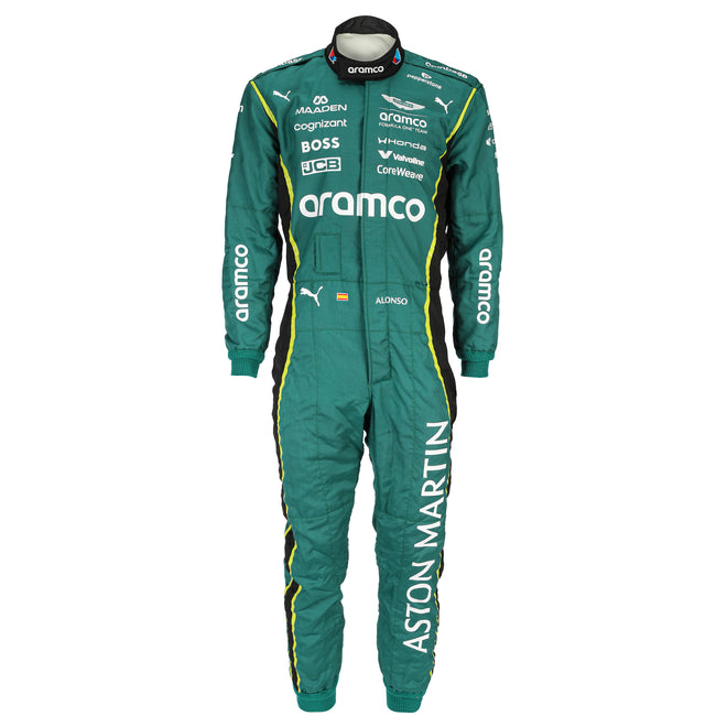 Season Launch LOT 051 - Fernando Alonso 2026 Aston Martin Suit - Bahrain First Test