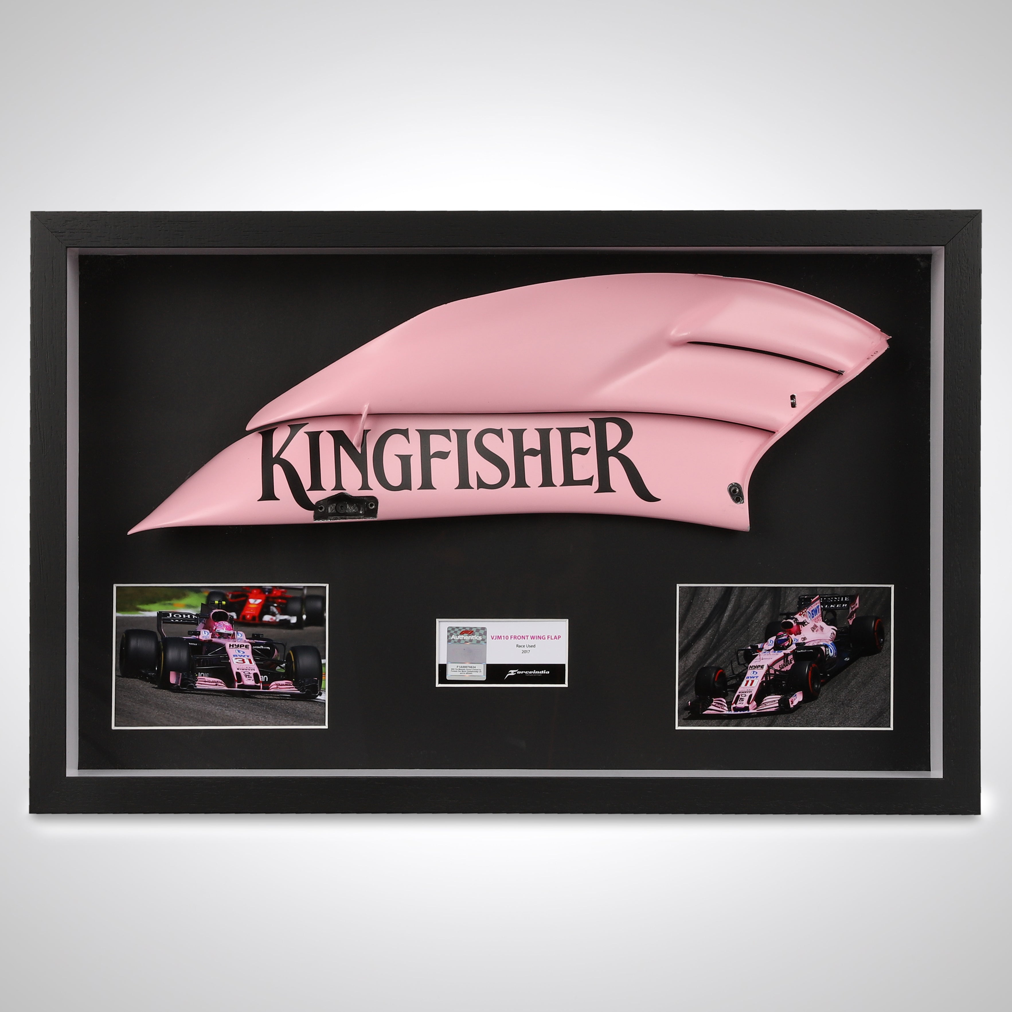 Sahara Force India F1 Team 2017 Left-Hand Front Wing Flap & Photos - High Downforce Spec