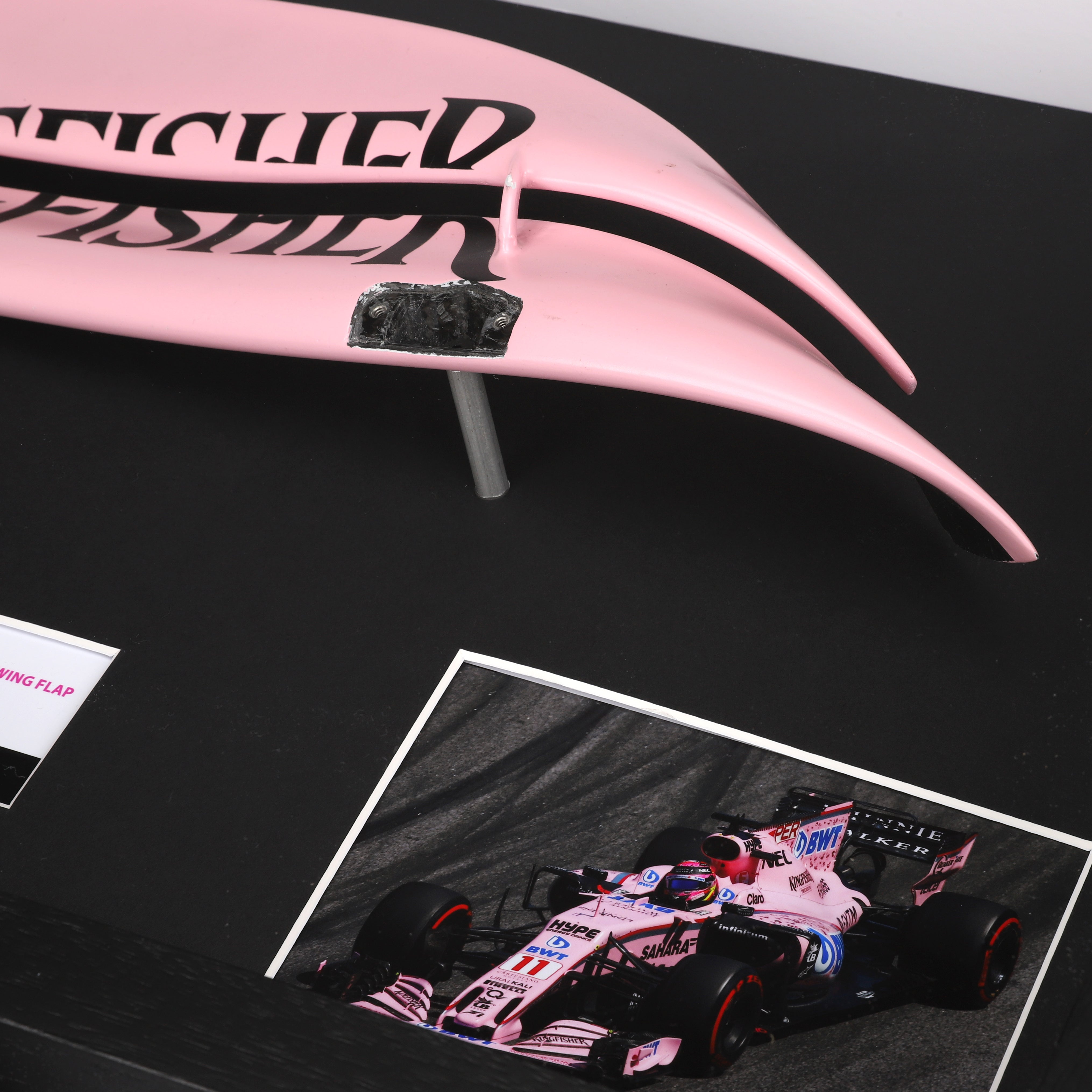 Sahara Force India F1 Team 2017 Right-Hand Front Wing Flap & Photos - Medium Downforce Spec