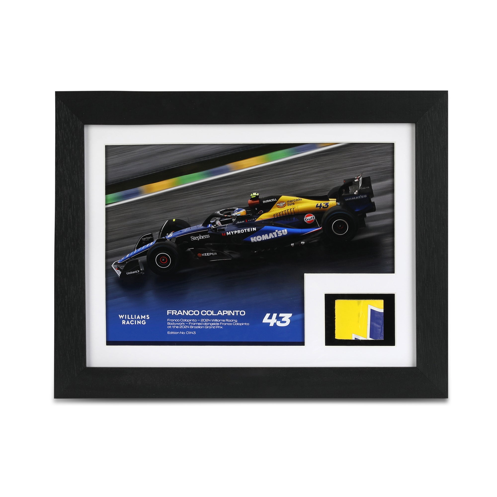 Franco Colapinto 2024 Williams Racing Bodywork Photo São Paulo