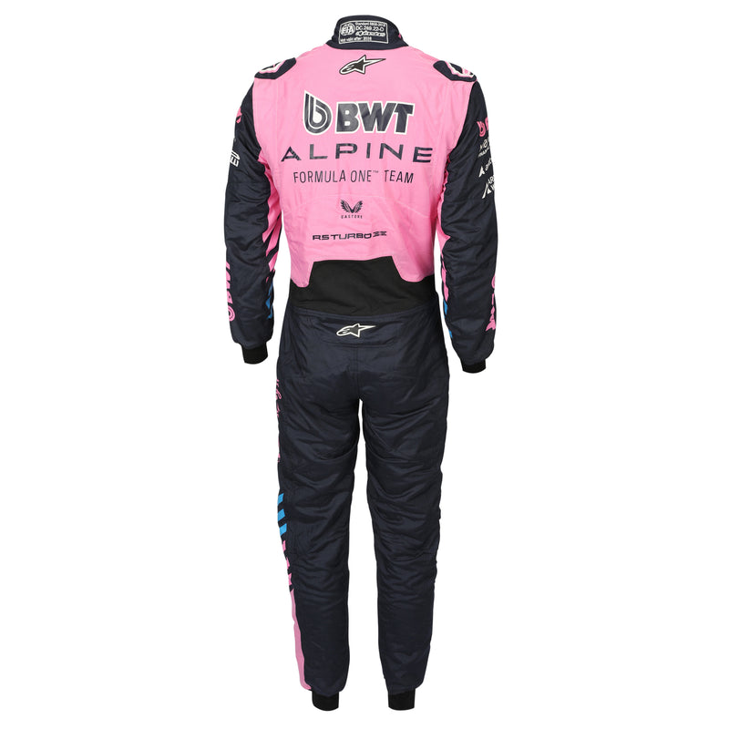 Alpine Formula 1 Team Franco Colapinto signed 2026 testing worn race suit Nomex collector display