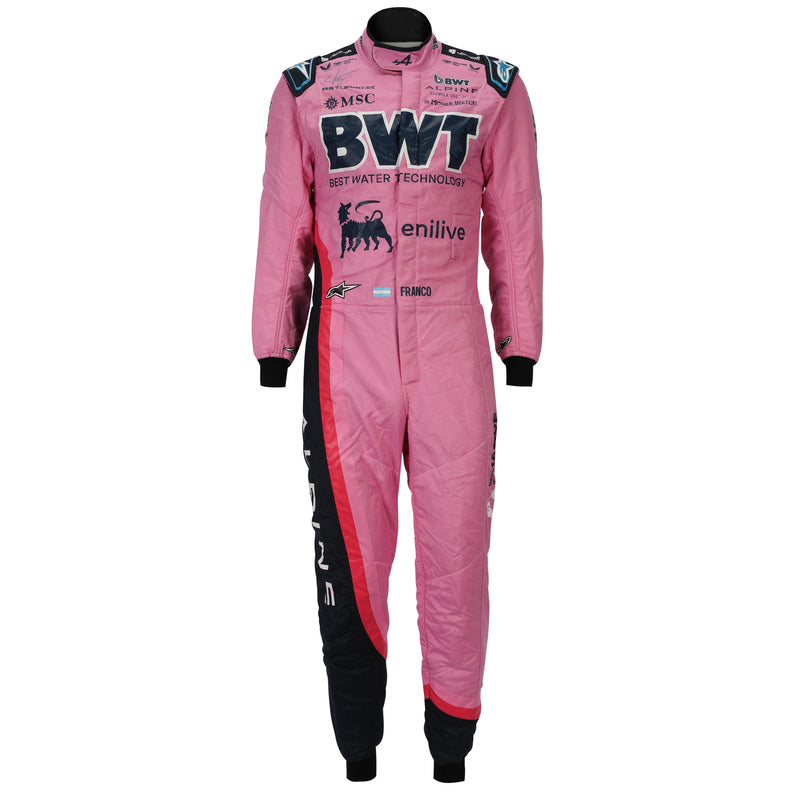 Franco Colapinto Signed 2025 Austrian GP Grand Prix Used Alpine F1 Team Used Racewear Bundle