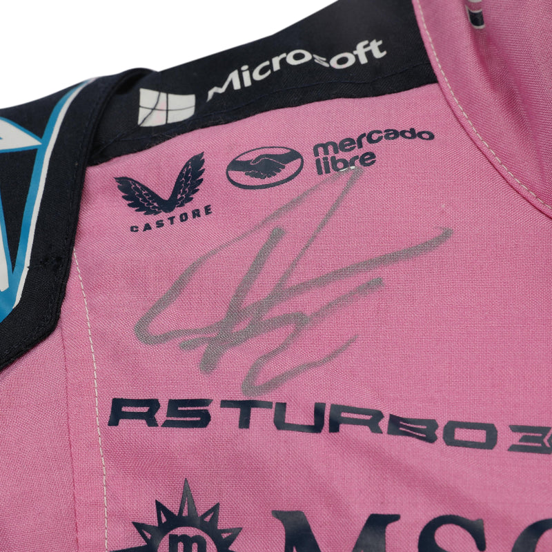 Franco Colapinto Signed 2025 Austrian GP Grand Prix Used Alpine F1 Team Used Racewear Bundle